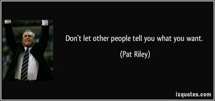 Pat Riley's quote