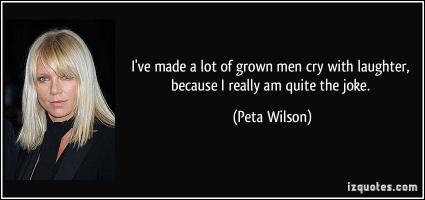 Peta Wilson's quote