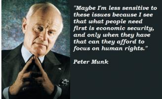 Peter Munk's quote