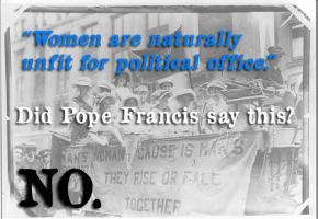 Pope Francis I's quote