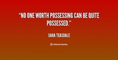 Possessing quote #2