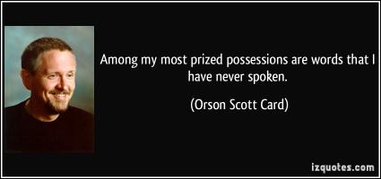 Possessions quote #2