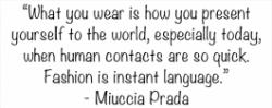 Prada quote