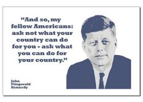 President Kennedy quote #2