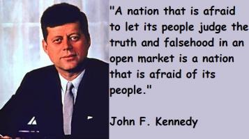 President Kennedy quote #2