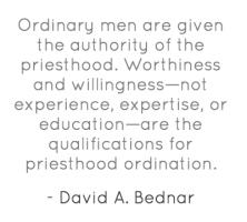 Priesthood quote #1