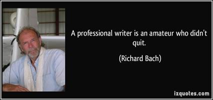 Professional Writer quote #2