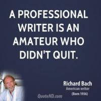 Professional Writer quote #2