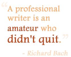 Professional Writer quote #2