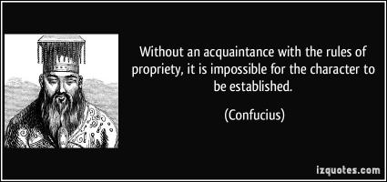 Propriety quote #1