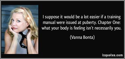 Puberty quote #1