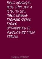 Public Housing quote #2