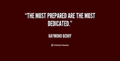 Raymond Berry's quote