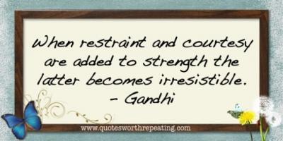 Restraint quote #4