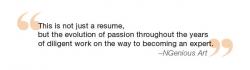 Resume quote