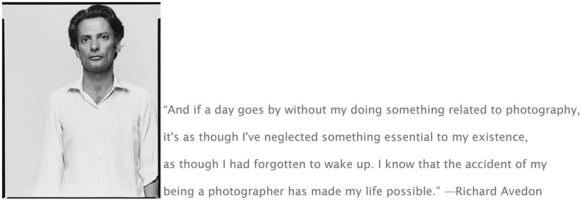 Richard Avedon's quote