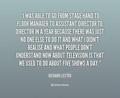 Richard Lester's quote