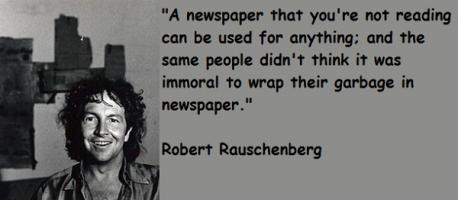 Robert Rauschenberg's quote