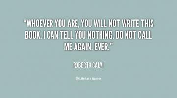 Roberto Calvi's quote #1