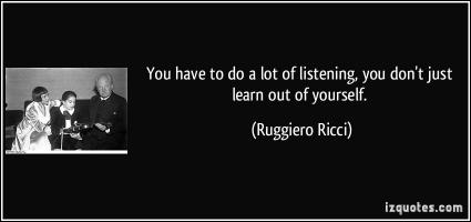 Ruggiero Ricci's quote