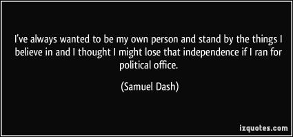 Sam Dash's quote