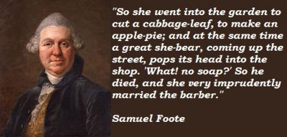 Samuel Foote's quote #2