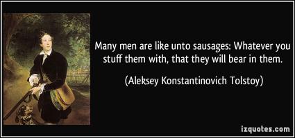 Sausages quote #1