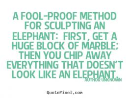 Sculpting quote #2