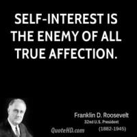 Self-Interest quote #2