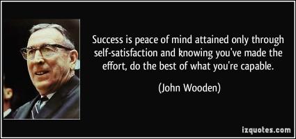 Self-Satisfaction quote #2