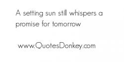 Setting Sun quote #2