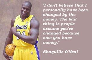 Shaquille O'Neal's quote