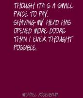 Shaving quote #1