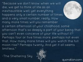 Sheltering quote #1