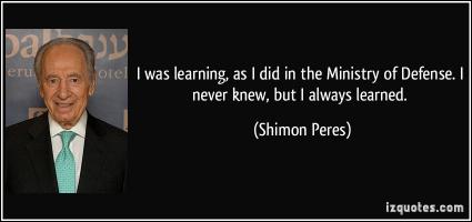 Shimon Peres's quote