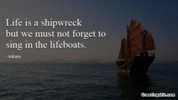 Shipwreck quote #1