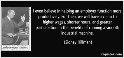 Sidney Hillman's quote #1