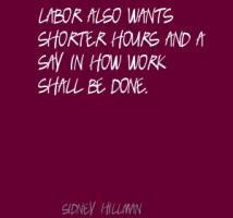 Sidney Hillman's quote
