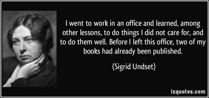 Sigrid Undset's quote