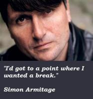 Simon Armitage's quote