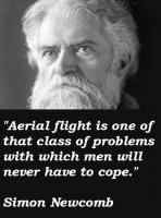 Simon Newcomb's quote