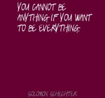 Solomon Schechter's quote #1