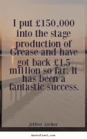 Stage Production quote #2