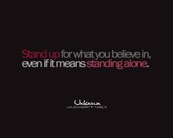 Standing Up quote #2