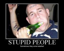 Stupid People quote #2