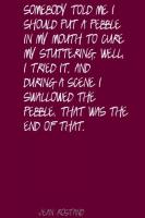 Stutter quote