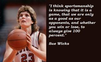Sue Wicks's quote