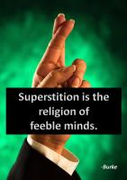 Superstitions quote #2