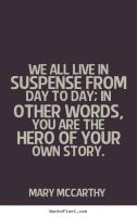 Suspense quote #4