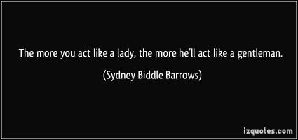 Sydney Biddle Barrows's quote #1